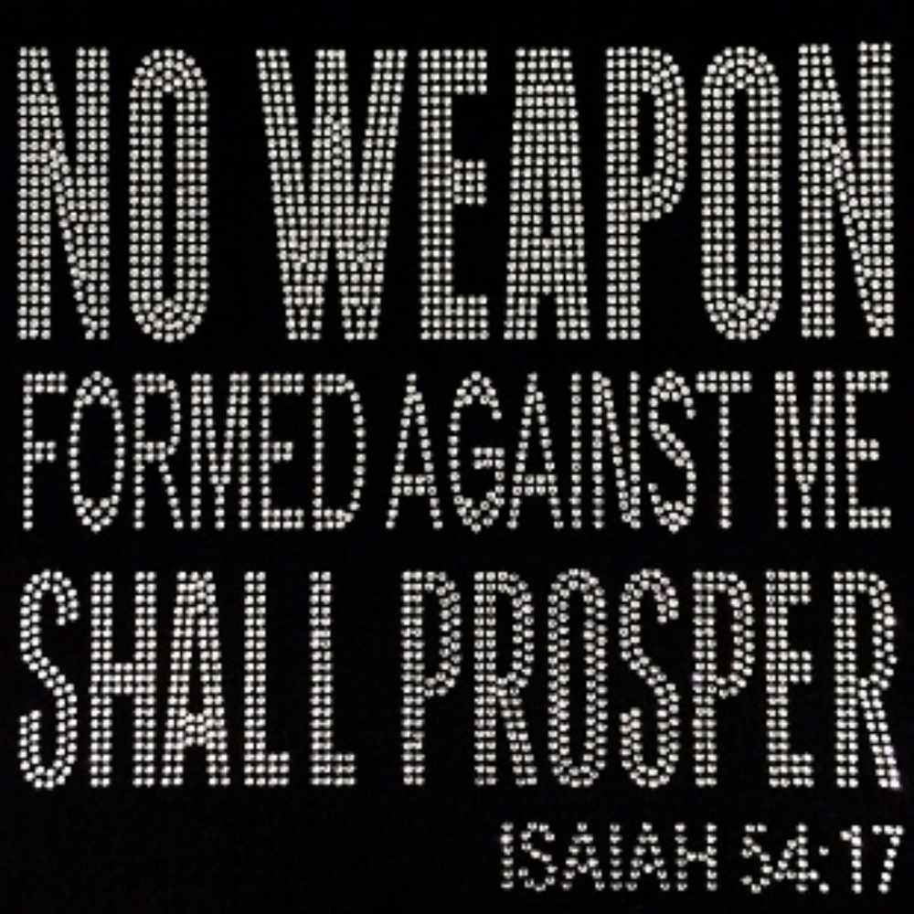 No Weapon Formed Against Me Shall Prosper